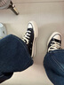 匡威（Converse）1970S男女ALL STAR系列休閑帆布鞋 162058C 37碼US4.5碼 曬單實(shí)拍圖