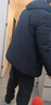 羅蒙（ROMON）鵝絨羽絨服男爸爸裝厚款保暖秋冬商務(wù)休閑可脫內膽高端休閑羽絨服 曬單實(shí)拍圖