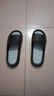 回力男士防滑耐磨時(shí)尚潮流涼拖鞋pvc浴室家居百搭拖鞋 黑灰色 42-43 曬單實(shí)拍圖