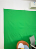 貝陽(yáng)（beiyang）3*2米綠布專(zhuān)業(yè)便攜綠幕背景布攝影加厚拍照影視直播綠幕純色背景摳像布道具支架背景架 曬單實(shí)拍圖