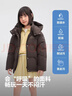 波司登25年冬羽絨服鴨絨男女兒童5A抗菌寬松短款加厚防寒連帽外套 曬單實(shí)拍圖