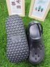 大嘴猴男士洞洞鞋夏季外穿厚底防滑戶(hù)外休閑踩屎感沙灘涼拖鞋 黑色46-47 曬單實(shí)拍圖