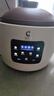 新創(chuàng  )埼0涂層真紫砂鍋電飯煲智能家用多功能柴火飯煲仔飯煮飯鍋3L煮粥煲湯電鍋無(wú)涂層煲預約定時(shí)無(wú)水燉肉 白色 3L 雙套膽 （共：真紫砂內膽2個(gè)+真紫砂蓋4個(gè)） 曬單實(shí)拍圖