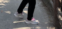 361°女鞋 跑步鞋女運動(dòng)鞋春夏季361度女鞋網(wǎng)面休閑鞋透氣軟底旅游鞋子 灰/深紫 40 曬單實(shí)拍圖