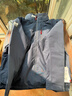 HELLY HANSEN, HH H/H海麗漢森 男士 Crew Hooded Midlayer 2.0連帽防水夾克外套 597 海軍藍 Large 曬單實(shí)拍圖