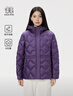 KOLON SPORT/可隆戶(hù)外羽絨衣 女士SOTSOT輕量中長(cháng)款連帽羽絨服 LKDJ5WTK18-VI 紫羅蘭色 S 160/84A 曬單實(shí)拍圖