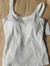 歐迪芬【免穿文胸含桑蠶絲】吊帶背心女打底內搭7A抗菌帶胸墊可外穿L 曬單實(shí)拍圖