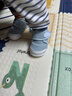 卡特兔學(xué)步鞋嬰兒1-3歲透氣網(wǎng)面童鞋春季機能鞋幼兒園寶寶室內鞋X2AE003 曬單實(shí)拍圖