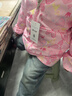 兒童防水罩衣大中小童羽絨服護衣寶寶吃飯畫(huà)畫(huà)衣男童女童棉服罩衫 帽款粉色愛(ài)心【防水內加搖粒絨】 120碼（建議身高106-115厘米） 曬單實(shí)拍圖