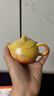 景德鎮陶瓷泡茶壺創(chuàng  )意中式手工扒花顏色釉漸變功夫茶具茶水分離泡茶器 扒花茶壺-曦光 曬單實(shí)拍圖