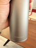 MOORMANLLY法國品牌高檔純鈦保溫杯男士實(shí)用養生鈦杯泡茶杯生日禮物伴手禮 鈦本色【內外純鈦】品牌禮盒裝 曬單實(shí)拍圖