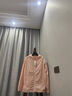 防曬衣女夏季薄款透氣戶(hù)外騎車(chē)釣魚(yú)遮陽(yáng)連帽長(cháng)袖防曬服衫短款外套 淺粉色【清新透氣】 M 建議80-95斤 曬單實(shí)拍圖