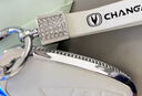 猛道長(cháng)安CS75PLUS/CS55PLUS/X5/逸動(dòng)UNIV汽車(chē)高級感帶鉆鑰匙女扣 B款4鍵【珍珠白】鑲鉆真皮殼+鉆牌+鉆圈手繩 曬單實(shí)拍圖