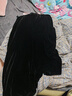香影黑色絲絨半身裙女高腰2025冬季新款傘裙輕奢高級感直筒中長(cháng)裙 黑色 半身裙 L 165/68A/110-125斤 曬單實(shí)拍圖