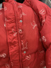 巴拉巴拉童裝兒童羽絨服女童2025新款春裝紅色拜年服甜美外套大童新年衣服 曬單實(shí)拍圖