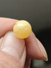 石玥珠寶收藏級天然原礦蜜蠟單珠散珠配飾滿(mǎn)蜜雞油黃妖花白花蜜10-11mm 曬單實(shí)拍圖