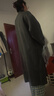 三彩【100%綿羊毛】2025冬季新款雙面呢大衣牛角扣長(cháng)款女 曬單實(shí)拍圖
