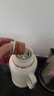 家用開(kāi)水瓶保溫壺小暖壺車(chē)載茶壺熱水瓶辦公室小暖壺保溫瓶 乳白色 1.0L 曬單實(shí)拍圖