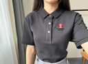 以羽涼感索羅娜polo衫定制工作服T恤印logo字夏季短袖冰絲班服員工裝 【聯(lián)系客服 可免費看樣】 S 曬單實(shí)拍圖
