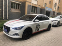 子浩汽車(chē)全車(chē)腰線(xiàn)拉花遮擋劃痕個(gè)性貼車(chē)身貼紙引擎機蓋裝飾車(chē)門(mén)07數字英文字母改裝貼紙 黑紅色 北京現代朗動(dòng)/悅動(dòng)/名圖/瑞納 曬單實(shí)拍圖