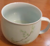 昌南茶杯影青陶瓷景德鎮茶水分離茶具過(guò)濾帶蓋辦公泡茶杯節節高升 曬單實(shí)拍圖