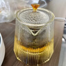 雅集錘紋玻璃茶壺 加厚過(guò)濾煮茶泡茶壺 家用耐熱花茶壺單壺 功夫茶具 曬單實(shí)拍圖
