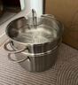 雙立人（ZWILLING）蒸鍋二層不銹鋼湯鍋蒸籠蒸格煲湯蒸魚(yú)蒸饅頭鍋烹飪鍋具大容量28cm 曬單實(shí)拍圖