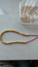 御邪黃金轉運珠足金999路路通光面金珠手串串珠手鏈情人節禮物 3毫米特供金珠 曬單實(shí)拍圖