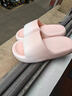 紅豆厚底拖鞋女款2026新款室內家居浴室防滑防臭eva踩屎感涼拖鞋男士 白粉【個(gè)性漸變】 38-39 標準碼 曬單實(shí)拍圖
