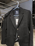 暇步士（Hush Puppies）女裝春新款職場(chǎng)通勤簡(jiǎn)約百搭針織西服外套 188黑色 S 曬單實(shí)拍圖
