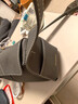 Songmont掛耳系列屋檐包mini設計師款頭層牛皮通勤斜挎hobo包 瓦礫灰 現貨 曬單實(shí)拍圖