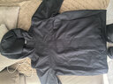 安踏（ANTA）水殼LT沖鋒衣丨秋冬季防風(fēng)雨輕量化單層硬殼外套男徒步登山服風(fēng)衣 【水殼輕量LT 3.0】基礎黑6605-5 2XL 曬單實(shí)拍圖