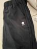 阿迪達斯（adidas）運動(dòng)褲女休閑舒適耐磨寬松梭織跑步褲HF7308 黑色 M 曬單實(shí)拍圖
