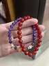 素聚紫水晶金發(fā)晶手串轉運珠手鏈珍珠珠寶手飾生日新年禮物紀念日女生 紫氣東來(lái)-幸運紫水晶手串【6M】 曬單實(shí)拍圖