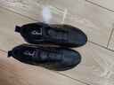 其樂(lè )真皮男鞋新款頭層牛皮厚底舒適軟底防滑戶(hù)外跑步鞋休閑運動(dòng)鞋 黑色 41 曬單實(shí)拍圖