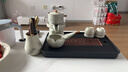 山點(diǎn)水茶盤(pán)家用小型瀝儲水式茶臺功夫茶具茶海干泡臺托盤(pán) 36*23cm 曬單實(shí)拍圖