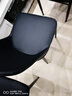 虞萌馨迪閃電餐椅餐廳靠背椅子簡(jiǎn)約凳子家用辦公椅學(xué)習書(shū)桌椅座椅電腦椅 黑色面+黑背+黑腿 一張也發(fā)貨 曬單實(shí)拍圖