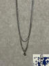 戚小米星芒雙層疊戴男士項鏈男潮鎖骨鏈小眾高級感吊墜時(shí)尚飾品生日禮物 曬單實(shí)拍圖