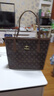 高級感大容量包2026新款女包女士單肩手提包小眾百搭托特包媽媽包 棕色 曬單實(shí)拍圖