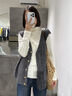 塔馳密司（touchmiss）品牌2026秋冬新款韓系孕婦冬裝翻領(lǐng)外套寬松孕婦褲 米杏色打底衫【磨毛】 M 曬單實(shí)拍圖