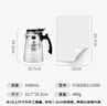 富光 耐熱玻璃過(guò)濾茶壺茶具1000ML按壓式飄逸杯大容量茶水分離家居館 曬單實(shí)拍圖