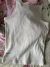 蕉內棉棉311H女士吊帶上衣背心修身內搭打底衫女生春夏款 【背心】暖白 S 曬單實(shí)拍圖