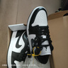 耐克NIKE休閑鞋男女熊貓AJ 1喬丹JORDAN 1運動(dòng)鞋DC0774-101黑白39 曬單實(shí)拍圖