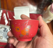 蘇氏陶瓷國潮故宮紅柿柿如意大容量主人杯茶杯品茗杯 曬單實(shí)拍圖