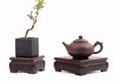 仙佳藝黑檀木實(shí)木方形擺件花瓶奇石頭擺紫砂壺實(shí)木托架佛像底座 B款3號 曬單實(shí)拍圖