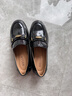 百麗牛皮金幣樂(lè )福鞋女26春新通勤小皮鞋單鞋JD020AA6 黑色 39 曬單實(shí)拍圖