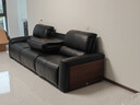 京東京造山憩影院級按摩頂腰半青皮電動(dòng)功能沙發(fā)客廳帶島臺真皮雙電動(dòng)3.1m 曬單實(shí)拍圖