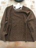 纖莉秀【韓系百搭毛衣】大碼女裝簡(jiǎn)約氣質(zhì)圓領(lǐng)上衣胖mm冬新款3622 焦糖色 4XL 曬單實(shí)拍圖