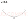 ZEGL小圓牌項鏈女飾品掛件吊墜鎖骨鏈秋冬新款送閨蜜生日禮物 曬單實(shí)拍圖