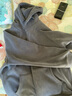 班尼路（Baleno）雙面搖粒絨連帽外套男女款秋冬季簡(jiǎn)約百搭加厚夾克保暖拉鏈開(kāi)衫 曬單實(shí)拍圖